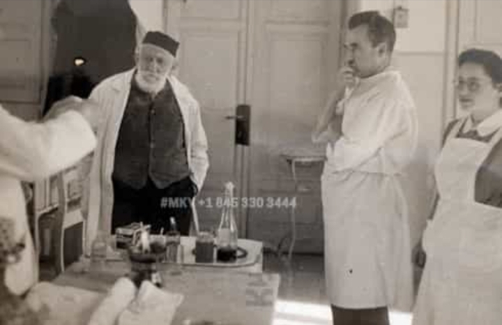 Доктор Мойше (бен Йосеф) Валлах, главврач первой еврейской больницы в Йерусалиме, 7&nbsp;нисана